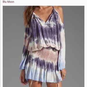 Blu Moon Open Shoulder Floral Dress